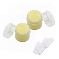 Beewax Wood Care Cleaning Beewax Solid Wood Furniture Polishing Waterproof Wear-Resistant Wax Hard Floor Wood Wax Paint (2*Wood Wax Oil+2 Wipe)