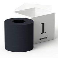 Luxury Scented Colored Toilet Paper Gift Box 1 Roll 3-Ply Bath Tissue (Black)
