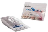Pill Bag Count - Size 3" X 2" 3 Mil – Plastic Pill Organizer Bags – Small Pocket Pill Baggies – Travel Pill Pouch– Daily AM PM Medicine Storage Pouches – Locking Pill Carrier Container (200-Pack)
