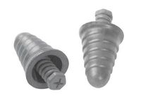 3M Single Use Peltor Next Skull Screws Tapered Metallic-Look Foam Uncorded Ea...