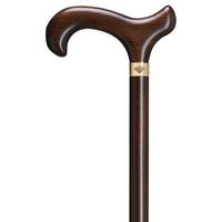 Men Derby Cane Scorched Walnut  -Affordable Gift! Item #DHAR-9588700