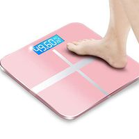 Intelligent Weight Scale Digital Fat Weighing Scale Body Composition Display for Weight and Fat Bearing CQOZ (Color : A)
