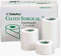 ReliaMed 1' x 10 yds. Tape, Silk Cloth, Box of 12 Rolls - Item #: ZTCL01A