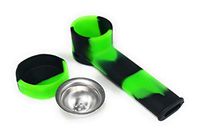 Singlenett Portable Unbreakable and Indestructible Decor Tube with lid (Black/Green)