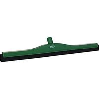 Vikan 77542 Fixed Head Squeegee, Foam Rubber, Polypropylene Frame, 24", Green
