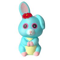 Roysberry Toys - Toys Jumbo Slow Rising Blue Long Ear, Toddler Toys Cute Stress Relief Toys Ball Soft Kawaii for Adults 3D Puzzle Toys for Kids for Girls