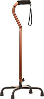 NOVA Medical Products Quad Cane with Large Base, Bronze, 3 Pound