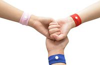 Pair of Acupressure Anti-Nausea Motion Sickness Relief Wristbands (Orange) Great for Controlling Nausea Due to Morning Sickness, Motion Sickness or Chemotherapy 8 Colors Nausea Relief Bracelet