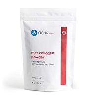 as-is MCT Collagen Creamer - Perfect Morning Coffee for Sustained Energy - Keto and Paleo Friendly - 3 Ingredients, Clean Label - Unflavored, 16oz