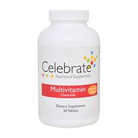 Celebrate Multivitamin Chewable - Mandarin Orange - 60 Count