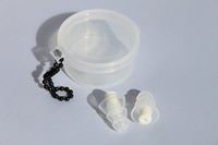 SpentShells® Reusable White/Clear Ear Plugs Noise Filtered Ear Plugs with Case Soft Silicone Hearing Protection for Sleeping Studying Working and Other Noisey Conditions