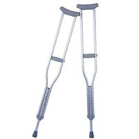 Yadianna Cozy Aluminum Alloy Thick Underarm Crutches Adjustable Walker Two Non-Slip Height Retractable Walking Sticks Non-Slip Walking Stick with Hospital