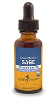 Herb Pharm Certified Organic Sage Liquid Extract for Mental Clarity Support - 1 Ounce