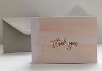 Thank You Notecards and envelopes 15 count