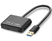 RUIZHI USB 3.0 to SATA Cable, 22 Pin 15+7 2.5 Inch SATA III Hard Disk Driver Adapter,External Converter for SSD and HDD Data Transfer