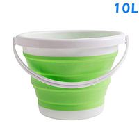 Liveday Foldable Silicone Bucket Collapsible Basin Bowl for Travel Camping Hiking Fishing