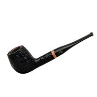 SERIE 1960 (Sabbiata nera 2002) briar sandblasted straight apple tobacco smoking pipe by Brebbia (Italy)