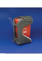 COVIDIEN/MEDICAL SUPPLIES SHARPSAFETY FOOT PEDAL CARTS & FLOOR BRACKETS Foot Pedal Cart For 18 Gal Slide-Top Lid Large Volume & Chemotherapy Containers, 1/cs