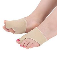 CLHCilihu Bunion Corrector Sleeve,Big Toe Straightener Splint Support Protectors Sleeve Elasticity for Yogis Ballet Running High Heel Hallux Valgus Pain Relief 1 Pair,M