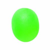 FEI 10-1893 Fabrication Cando Gel Hand Exercise Ball, Large, Egg-Shaped, Green, Medium