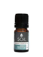 SOiL Organic Roman Chamomile Essential Oil (Anthemis Nobilis) - 100% Pure and Natural - Certified Organic - Single Ingredient - Vegan - Non GMO - 2.5ml