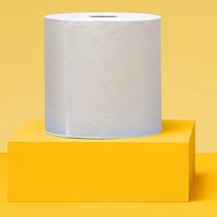 AmazonCommercial Hard Roll Towels, 800 Feet per Roll, 6 Rolls - 416970