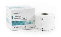 McKesson - Dressing Retention Tape NonWoven Fabric / Printed Release Paper 2 Inch X 10 Yard White NonSterile - 1/Box - McK