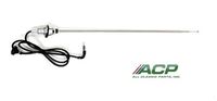 1965-68 Mustang Radio Antenna with Round Base Identical to Original Style