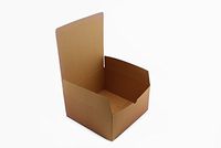 Adorox 10 Pack 8 X 8 X 4 inches Kraft Boxes Cardboard Gift Box with Lids for Wedding Birthday Holiday Baby Shower Favor (Brown, 8 X 8 X 4)