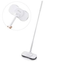 Brigii Electric Mop and Window Cleaner in One, 360 Rotation Cordless Mop for Hardwood,Vinyl,Tile,Laminate Floor Cleaning,Ligthweight Power Floor Polisher with Microfiber Cleaning Pads-X180 White