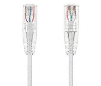 Cable Leader Ultra Slim Cat6 28 AWG UTP Snagless Ethernet Network Patch Cable (6 Foot (1 Pack), White)