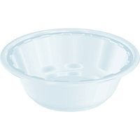 Solo 12BWWF Famous Service Plastic Dinnerware, Bowl, 12oz, White, 125/Pack, 8 Packs/Carton