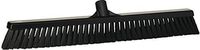 Vikan 24" Combo Push Broom- Soft/Stiff, Black