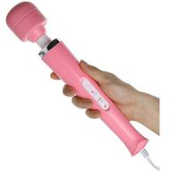 Finever Whole Body Massager Wand Powerful Back Foot Leg Aches Pain Sport Recovery Muti Speeds Pink Color