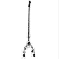 CW&T WW Old People Crutches Stainless Steel Telescopic Non-Slip Rubber Feet Medical Crutches