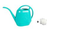 Bloem Aqua Rite Watering Can, (56 oz, Calypso + Free Bundle)
