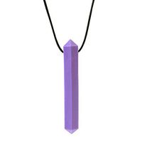 ARK's Krypto-Bite XXT Chewable Gem Necklace Chew Jewelry (Extra Extra Tough, Lavender)