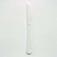 Empress Plastic Knife White dense pack Heavy weight 1000 per case