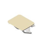 American Specialties Compact Folding Shower Seat Seat Construction: Naugahyde Cushion