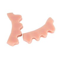 Toe Separators Straighteners Spacers Gel Toe Separator Rubber Toe Stretchers Toe Spacers Walking and Dancing Bunion Relief Toe Strechers for Yoga