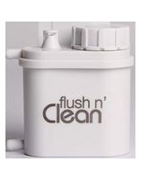 Flush n' Clean Toilet Bowl Cleaner Uses Standard Bromine Tablets - No Special Cartridges - Tablets Included - Fast Easy Installation