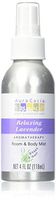 Aura Cacia Relaxing Lavender Aromatherapy Room & Body Mist 4 Oz Food, Silver, 4 Fl Oz