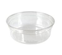 SafePro 8HDB, 8 Oz Clear Plastic Soup/Food Containers with Lids, Translucent To-Go Lunch, Food Storage, Take-Out Containers, Plastic Deli Containers with Covers, Case of 50