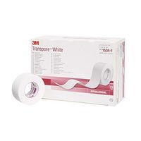 3M Medical Tape Transpore Adhesive 1" X 10 Yards NonSterile (#1534-1, Sold Per Piece)