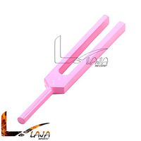 LAJA Imports Aluminum Clinical Grade Nerve/Sensory Tuning Fork, 512 CPS Pink Coated Color