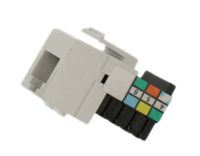 Leviton 41106-RW6 Voice Grade QuickPort Connector, White