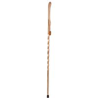 Hiking Walking Trekking Stick - Handcrafted Wooden Walking & Hiking Stick - Made in The USA by Brazos - Twisted Bocote Maple - 55 inches