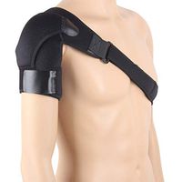 Healifty Shoulder Support Brace Breathable Shoulder Sleeve Sport Shoulder Protecter with Adjustable Belt for Injury Prevention (95cm Belt)