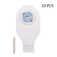 QWERT Co. Wang 10 One Piece Drainable Ostomy Colostomy Ileostomy Pouch Reusable Disposable 19-40mm Cut Size