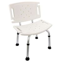 Bathroom Aluminum alloy Shower stool, Restroom Shower seat Anti-skidding Bath seat Bath stool for disabled Elderly-A 69x43x47cm(27x17x19)